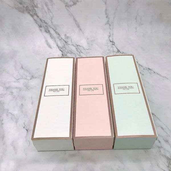 Disposable Take Out Containers 20pcs Rectangular Cardboard Biscuit Boxes Cookie Box Packaging Container Baking Cake Chocolate Party Supplies