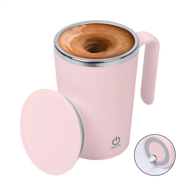 400ml large capacity 304 stainless steel automatic magnetic self stirring coffee cup suitable for home offices schools and gyms 240923