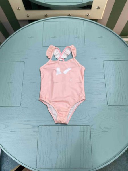 Popular girls swimwear Multiple styles child Beach Bikinis kids designer clothes logo printing one-pieces swimsuit summer baby swimwears