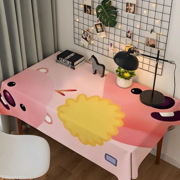 A737 Durable Decorative Tablecloth for Students&#039; Dorms Perfect for Books, Meals, and Teas
