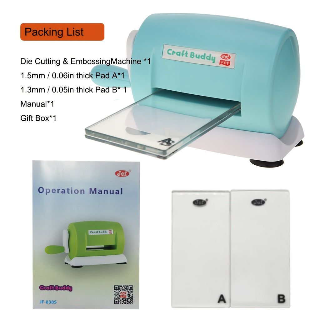 TEMU Sky Partner - Diy Decoupage & Embossing Machine, Handheld Die Cutting Tool For Scrapbooking And Album