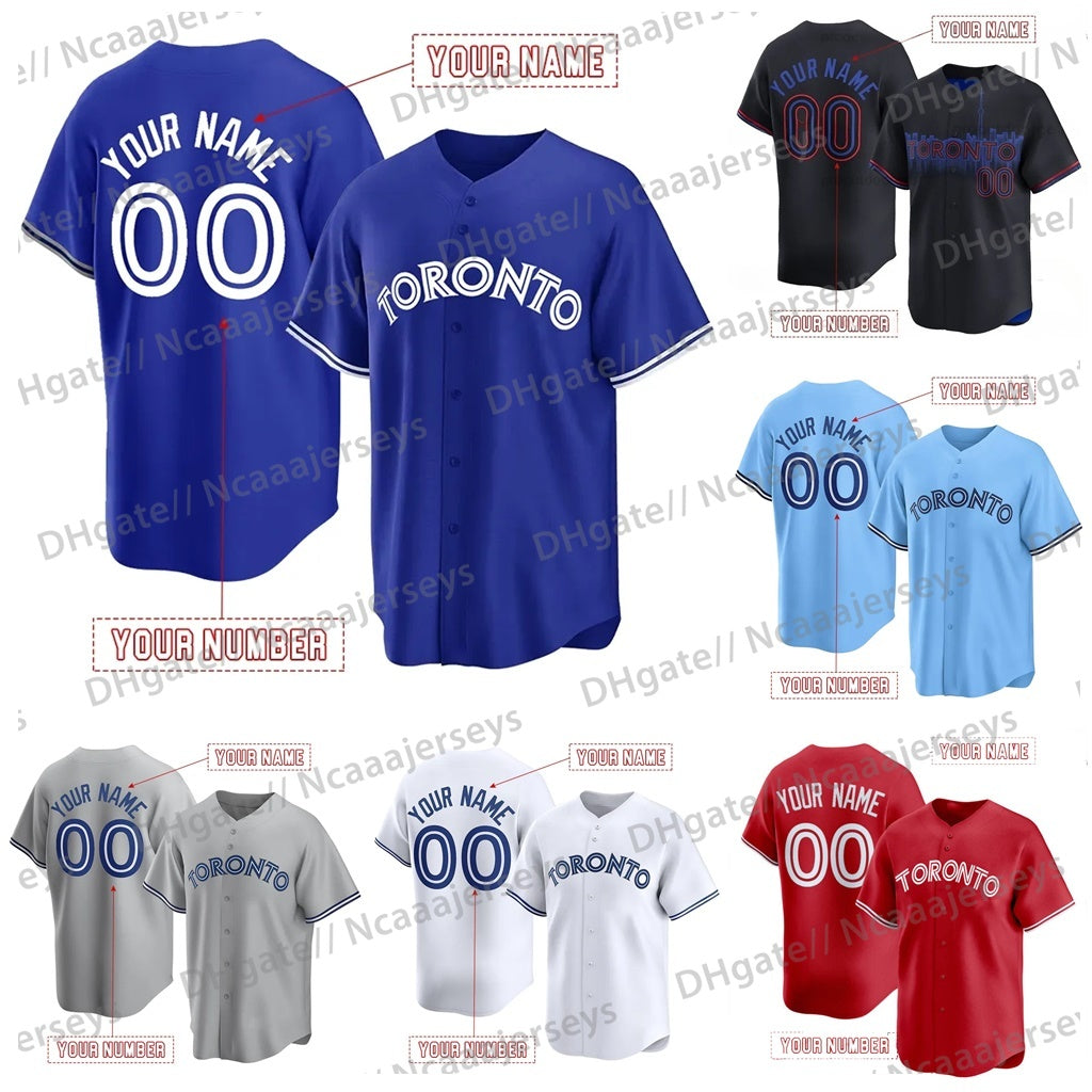 Guerrero Jr. 27 Baseball Jersey Bichette Springer Kirk Gimenez Wagner Heineman Custom Baseball Jerseys Mens Womens Youth-Shxinet Brand