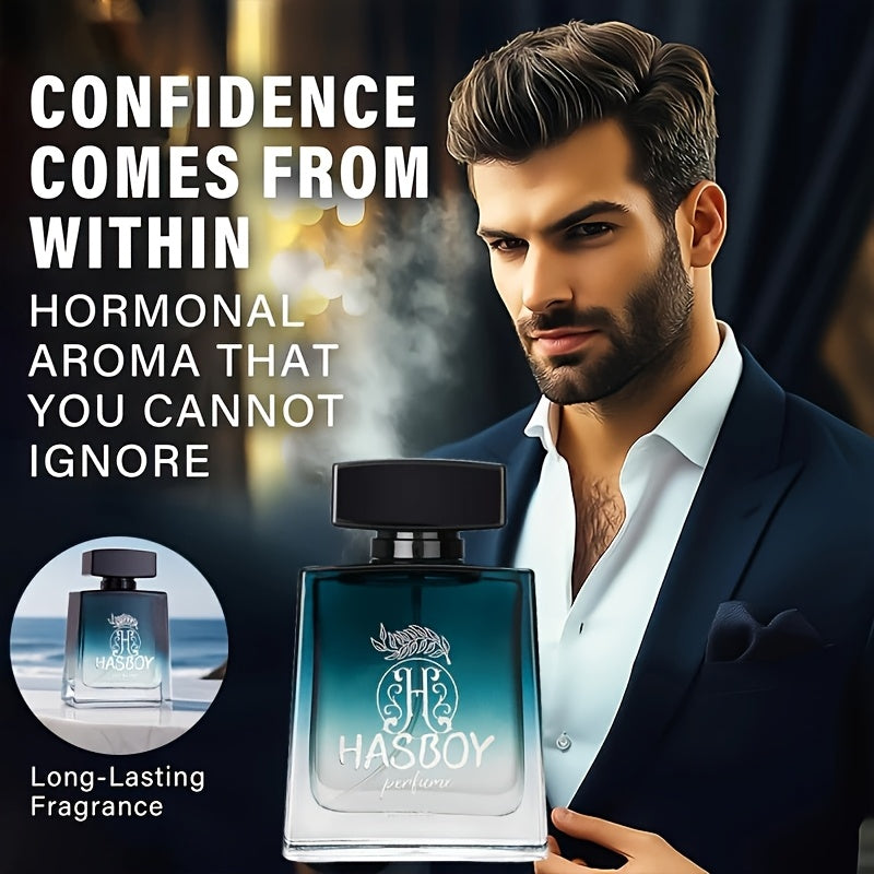 TEMU 100ml-3.38oz Luxury Men's Cologne, Pepper, , Jasmine, Spicy Fragrance, And Self-, Body Essential Oil, Long-lasting, Ideal Gift For Him