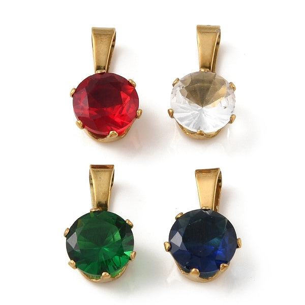 Pendentif en acier inoxydable 304 avec placage ionique (IP)