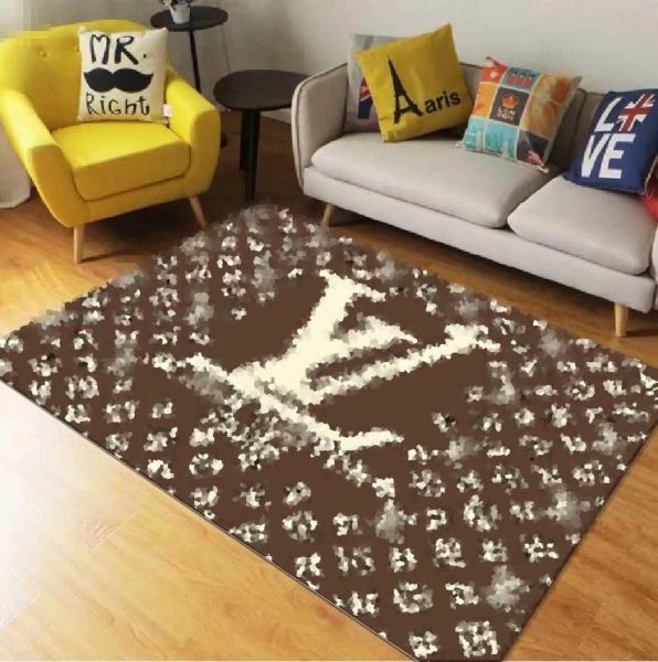 Designer Carpet Brand Corridor Carpet Floor Mat Living Room Coffee Table Bedroom Complete Set Classic Letter Logo Designer Home Decoration C
