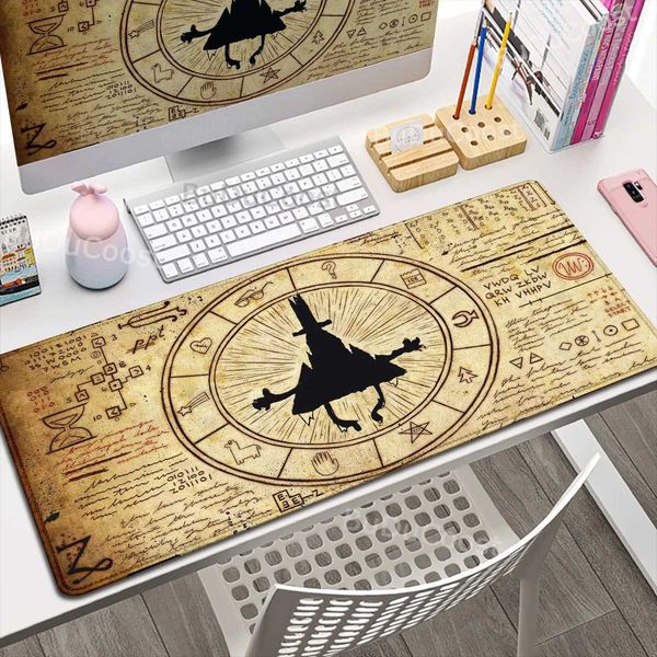Xxl Bill Cipher Mouse Pad Cputer Notebook Anti slip Keyboard Desktop Pad 30x80cm Game Gravity Drop HD Mouse Pad Close Accessories Y241121