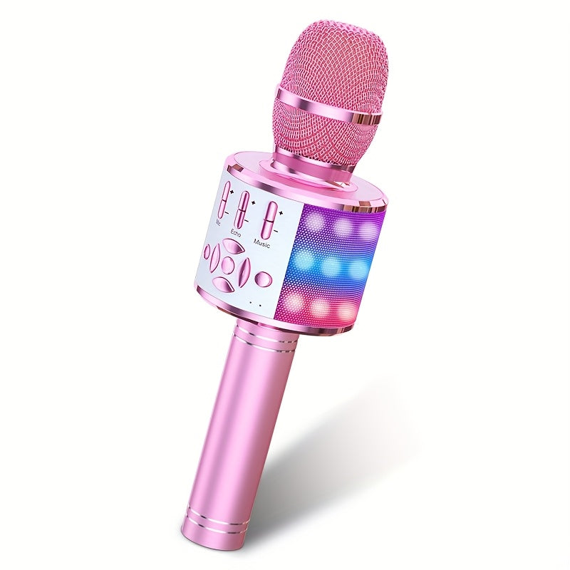 TEMU Bonaok, Kids Karaoke Wireless Microphone, Adults Portable Speaker And Microphone System, Boys And Girls Birthday, Christmas, Easter Gift, Family