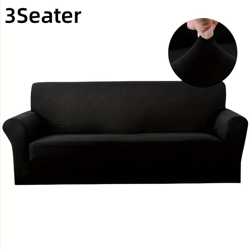 TEMU 1pc Of Elastic Anti Slip Sofa Cover (excluding Pillowcase) - Cat Paw Protection, Suitable For Elastic Coverage Of Living Room, Bedroom, And