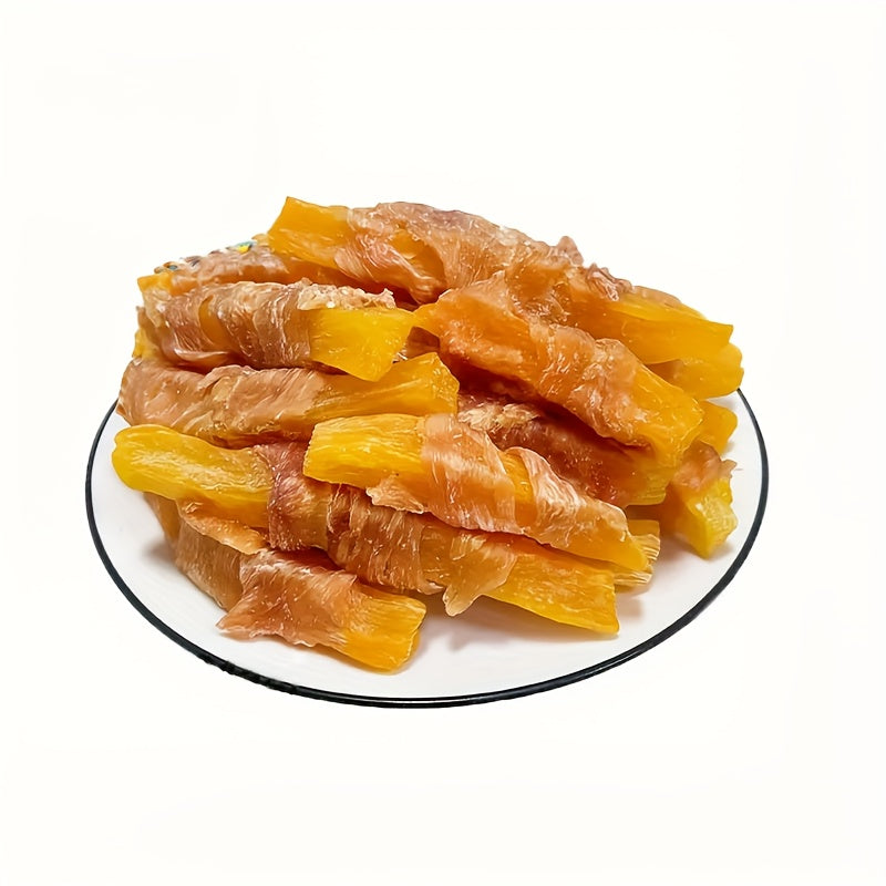 TEMU 200g-400g (7.05oz-14.1oz) Dog Treats For Small, Medium, & Large Dog - Made With Chicken-duck And Milk-sweet Potato, Healthy, , And High Protein