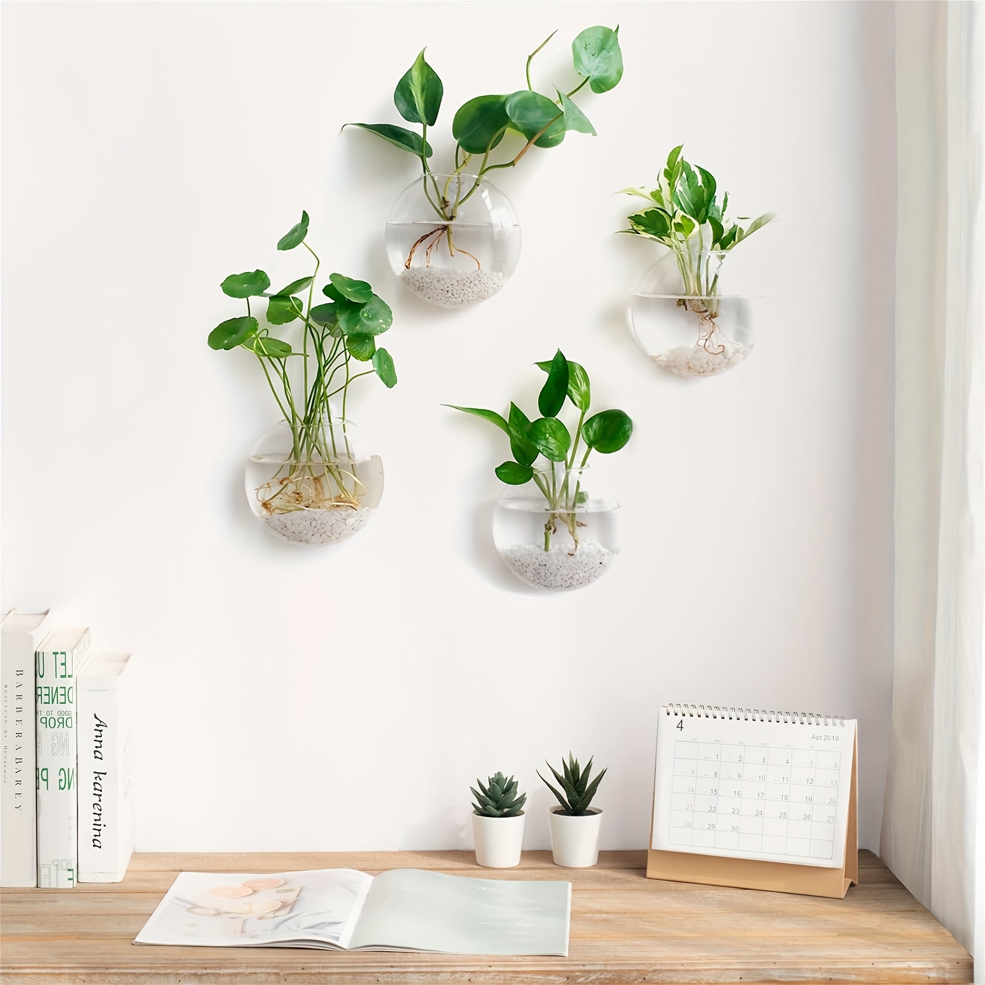 TEMU Wall Hanging Planter Glass Glass Air Planter Planter Plants Are The Most Decorations For Home Decoration, Parties, Offices Or Other Occasions
