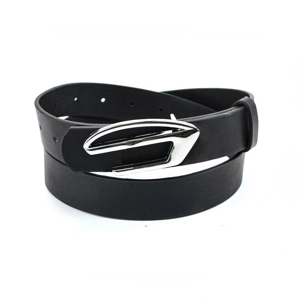 Designer Men Women Simple Solid Color D Belt Classic Fashion casual Alphabet pin buckle belt without box z250510