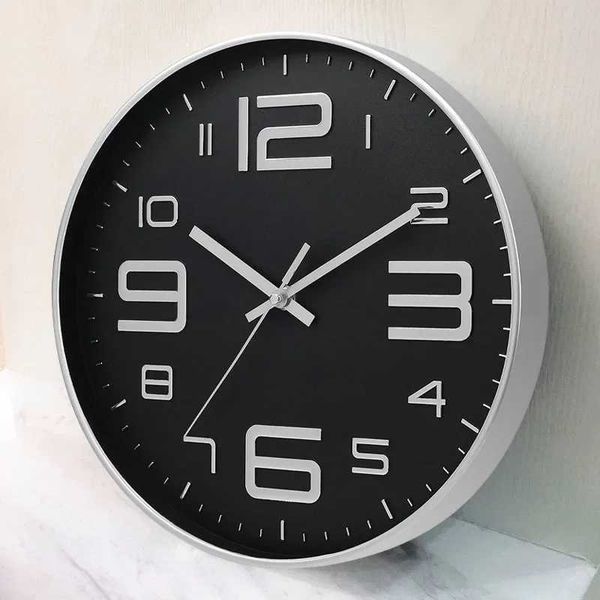 8-inch childrens room wall clock living room circular silent clock bedroom simple pointer wall clock W240806