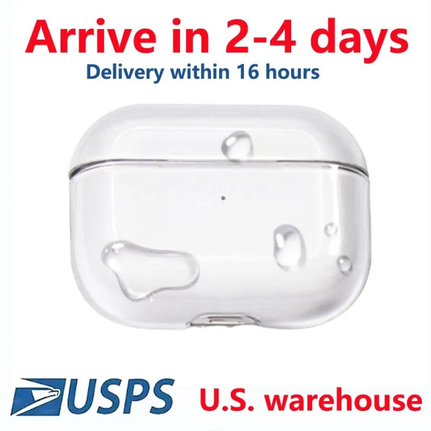 USA Delivery ANC Noise Canceling pods pro 2 air 4 3 pro Max Earphones Bluetooth Headphone Accessories Silicone Protective Cover Wireless Charging Sh