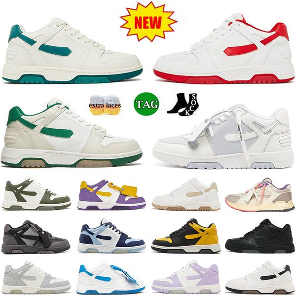 Top Fashion Out Of Office Sneakers Designer Casual Whites designer Be Right Black shoes Women Sports Mixed Color Flat Men Vintage Distressed