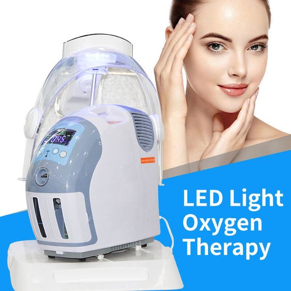 Spa Salon Skin Rejuvenation Hyperbaric Oxygen Jet Therapy Facial Mask Machine Oxygen Jet Facial Whitening Tightening Moisturizing Acne Treat