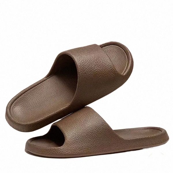 summer Slippers For Men Women Eva Soft Bottom Slippers Indoor House Slides Flat Sandals Outdoor Beach Shoes Man Flip Flops w8X8#