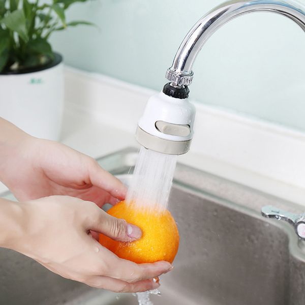 Faucet Splash Head Filter 360 Rotatable Water Bubble Kitchen Faucet Adapter Aerator Booster Shower Diffuser Anti Splash Tap Sprinkler Univer