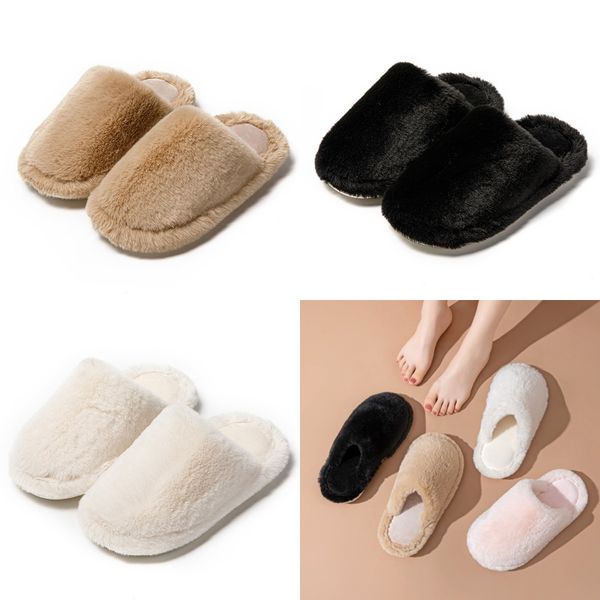 Designer Women&#039;s Slippers House Slipper For Women Fur Sandals Wool Fuzzy Slides Winter indoor office casual Furry Flat Sandal Fluffy fl