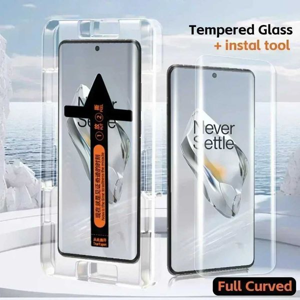2Pcs Full Cover Tempered Glass For OnePlus 12 Screen Protector For OnePlus 12 11 11R Ace2 10 9 8 Pro Glass For OnePlus 12 GlassT250115