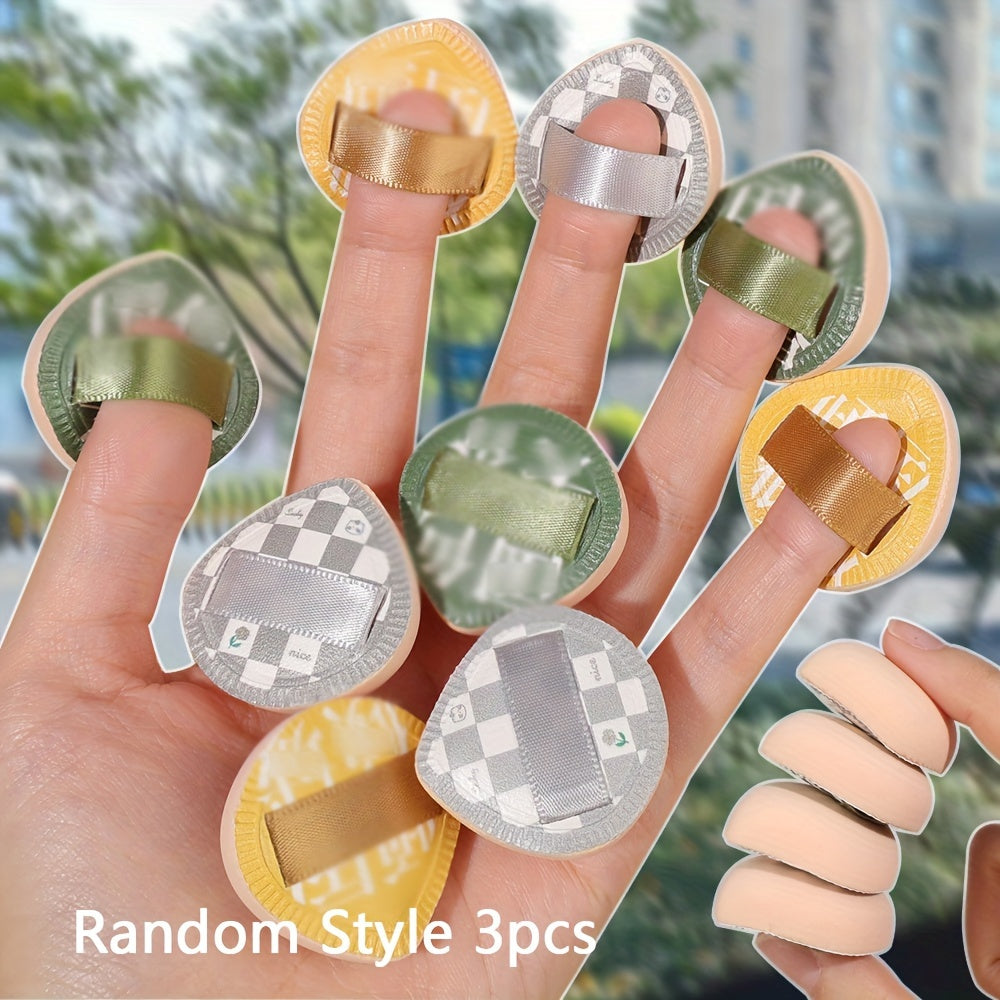 TEMU 6pcs-3pcs Powder Puff, Candy Do Not Eat Powder, Wet And Dry Light Beige, Makeup Mini Powder Puff, Super Soft And Thick Powder Puff Makeup Tools,