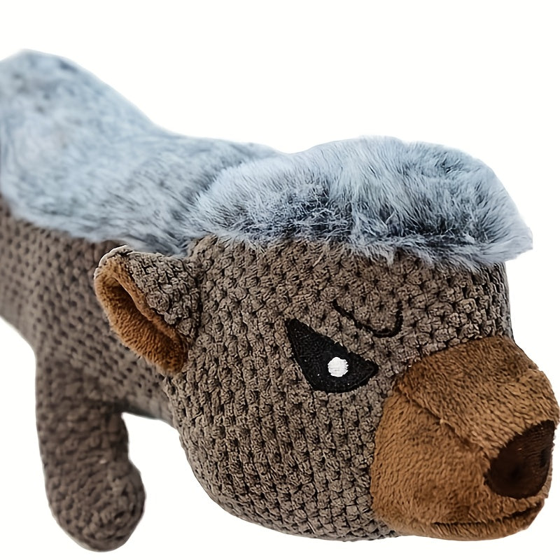 TEMU Durable And Bite Resistant Standing Shaped Pet Toy, Cute Squeaking Sound Pet Dog Toy, Beneficial For Dog Tooth Cleaning, Interactive