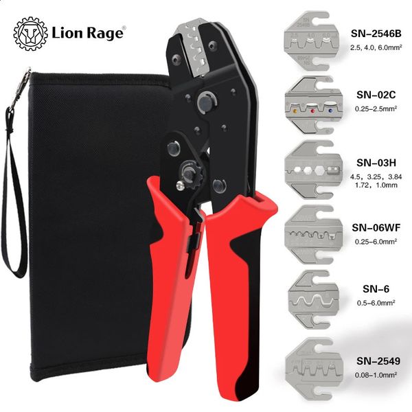 Crimping tool crimping electrical terminal clamp connector manual box 240913