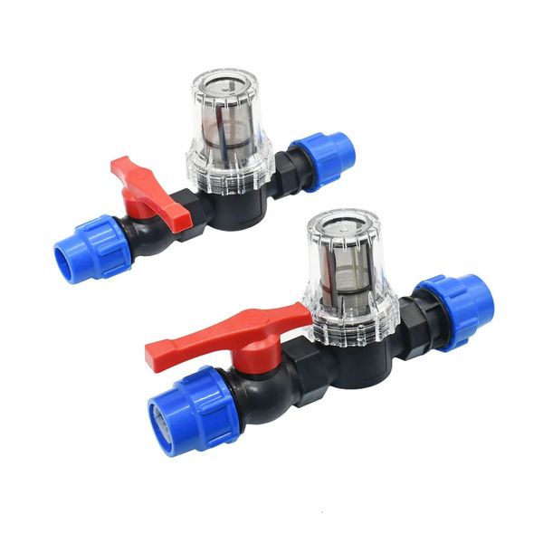 Watering Equipments 25mm 32mm Watering Filter Pipe Fitting DN15 DN20 Garden Farm Irrigation System Aquarium Pump Water Strainer Ton Barrel J