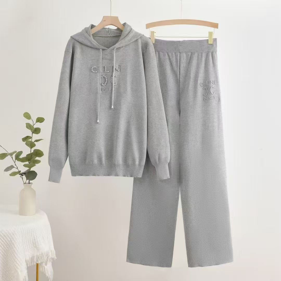 Women&#039;s Tracksuits Women Designer Hoodie Pants Set Fashion Autumn Woman Sweatshirt 2pcs Set Womens Y2K Long Sleeves Hoodies Pullover Sportswear