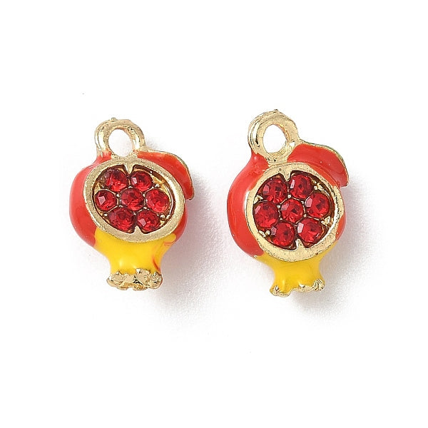 Charms rhinestone de la aleación