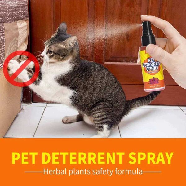 Kite Accessories Cat Scratch Deterrent Spray Natural Scratching Training Aid Spray No Stimulus Orange Fragrance Sofa Furniture Protector H24