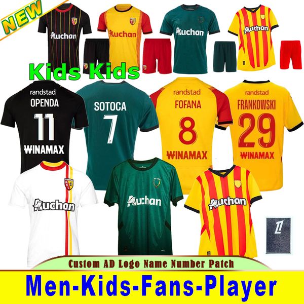 24-25 Maillot RC Lens Soccer Jerseys Kits 2024 2025 Home Away 3RD KAKUTA FULGINI DIOUF SPIERINGS GANAGO SOTOCA WAHI Kids Football Shirts Sho