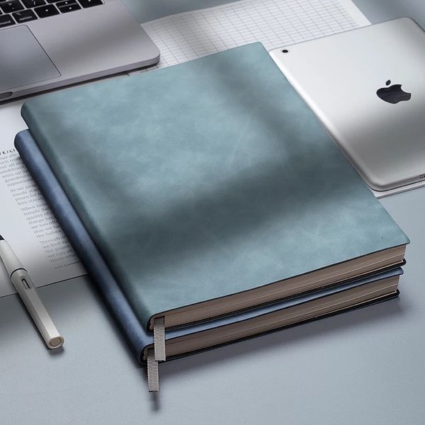 Notepads A4-B5 Soft Cover Notepad Planner Agenda Solid Color Notebooks Travelers Simple Notebook Student Kawaii Suplies Cute Notepad 230515