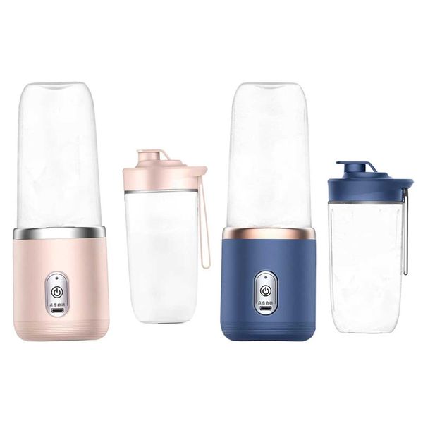 Portable Blender Juicer Cup with Water Bottle Juicer Machine Fruit Juicing Cup USB Fruit Mixer for Home Office TravelXJ241227