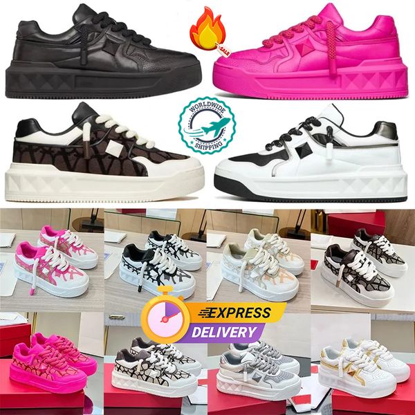 New Designer flat shoes sneaker trainer Emedcanvas leather white green redblue letter fashion platform mens womens low trainers Size 35-45