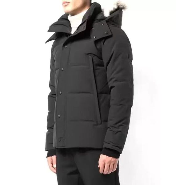 Canada Puffer Jackets Fur Designer Homme Puffer Down Jacket Outdoor Windbreaker Jassen Outerwear Hooded Fourrure Manteau Down Coat Hiver Par