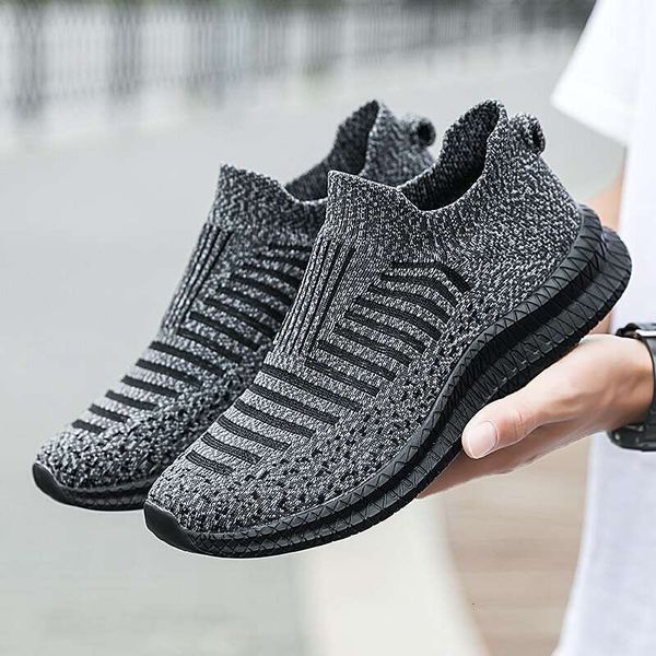 Men Breathable Men&#039;s Comfortable Running Tenis Outdoor Slip On Walking Sneakers Sock Jogging Shoes