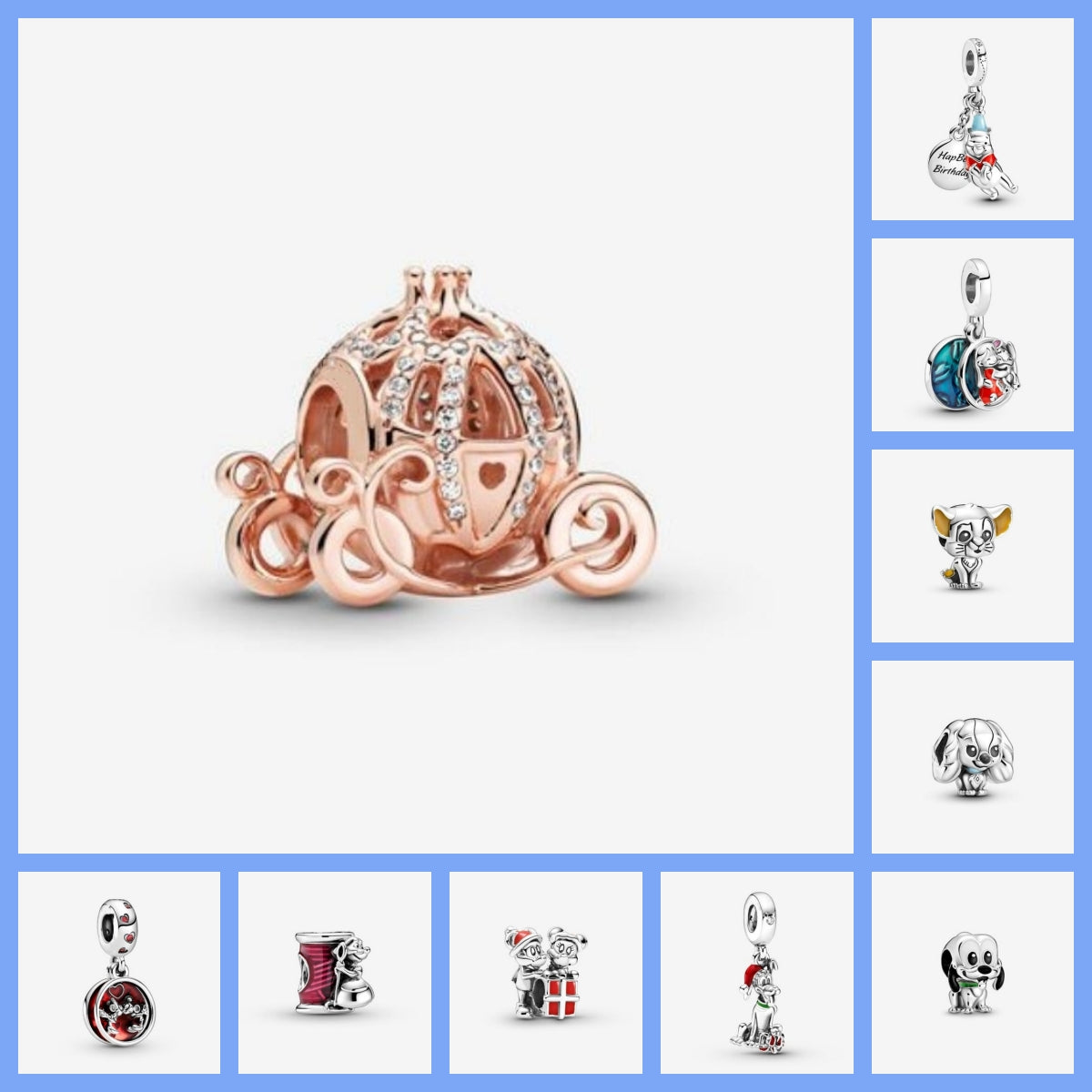 Charms Bracelet Charm:Bear, dog, cat Charm Suitable for Women&#039;s Bracelet DIY Charm Christmas Valentine&#039;s Day Charm