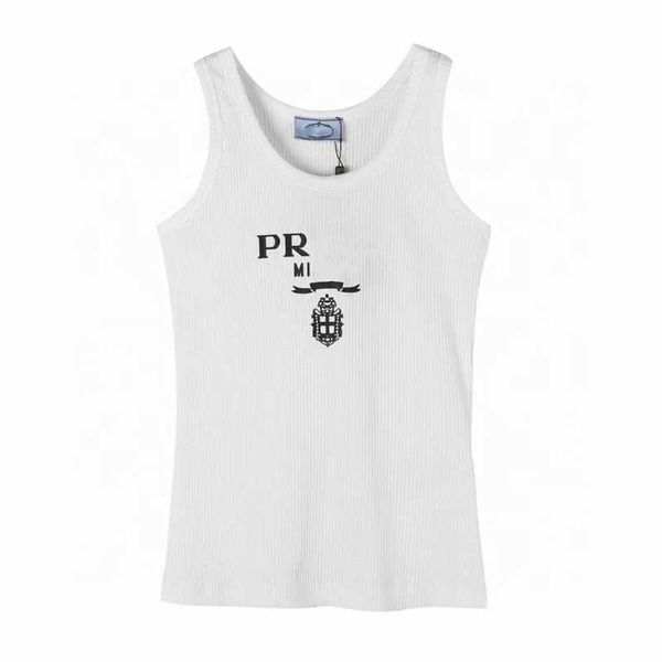 fashion womens clothing designer vest women knitted sleeveless top embroidered letters t shirt slim casual pullover tank tops