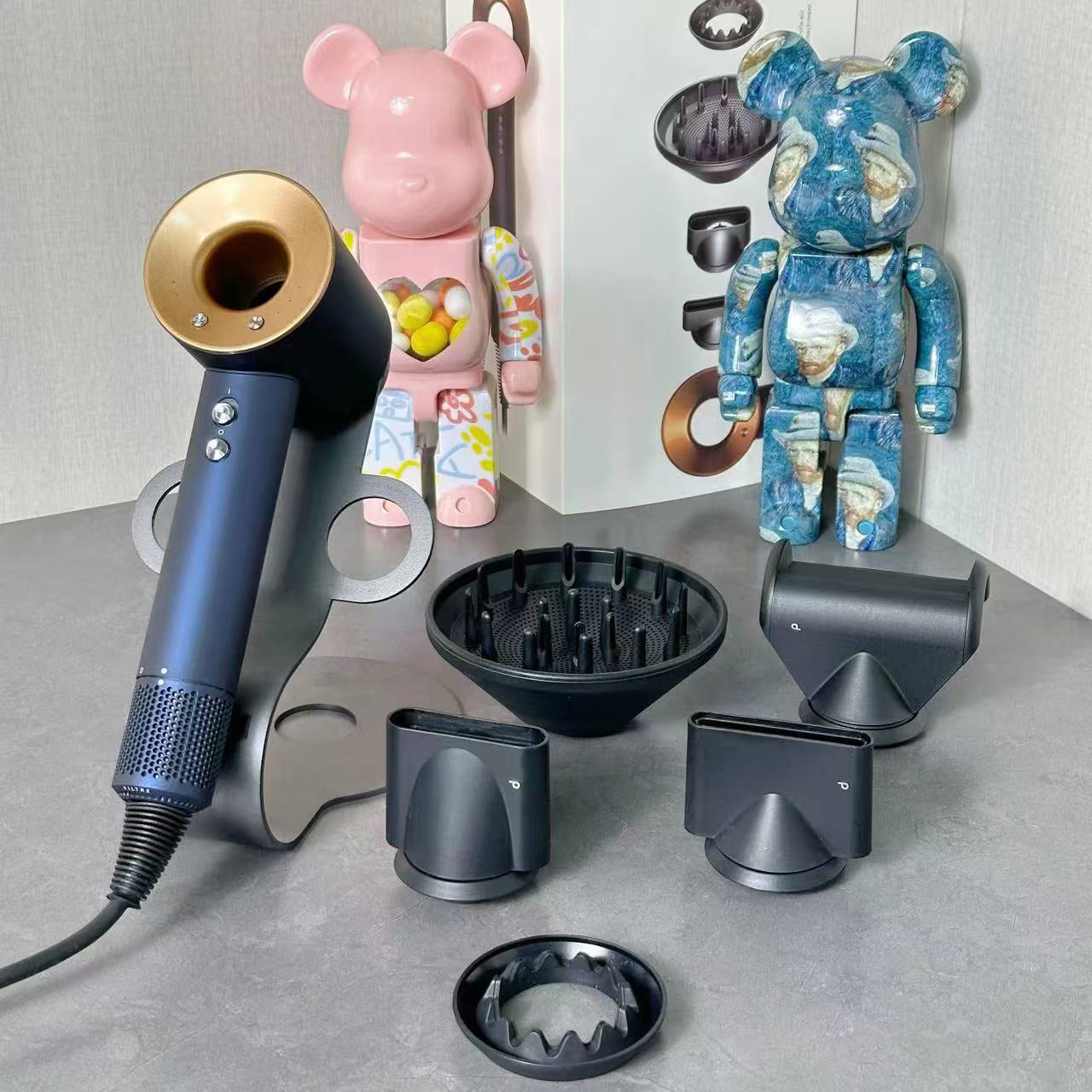 Hair Dryers Salon Anion Designer Mute Hair dryer Quick-dry Safety Powerful Electric Hair Drier Egative Ionic Profession Blow Home Travel