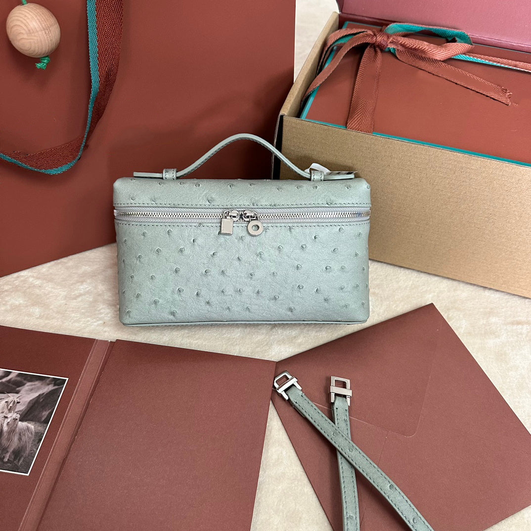 10A Mirrored Quality Designer bag 2025 New Summer L19 Camel Print Hand Single New Hot Shoulder Crossbody Women&#039;s Underarm Commuter Bag Small Sq