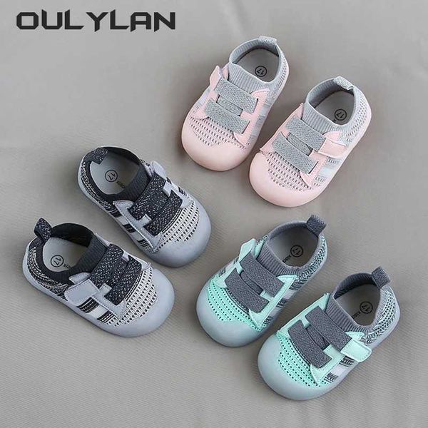 Spring Summer 1-3 Year Old Baby Walking Shoes Soft Sole Breathable Knit Mesh for Boys and Girls Sneakers Children Mesh ShoesT250111
