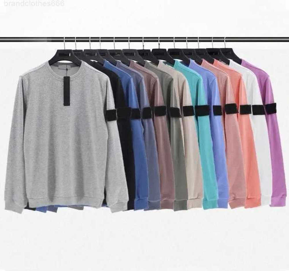 fashion Mens Sweatshirts Top Hoodie stones Pull Casual Pullover Autumn O Neck Black Hoodies Womens 18 Candy Color Long Sleeve Sweater islands