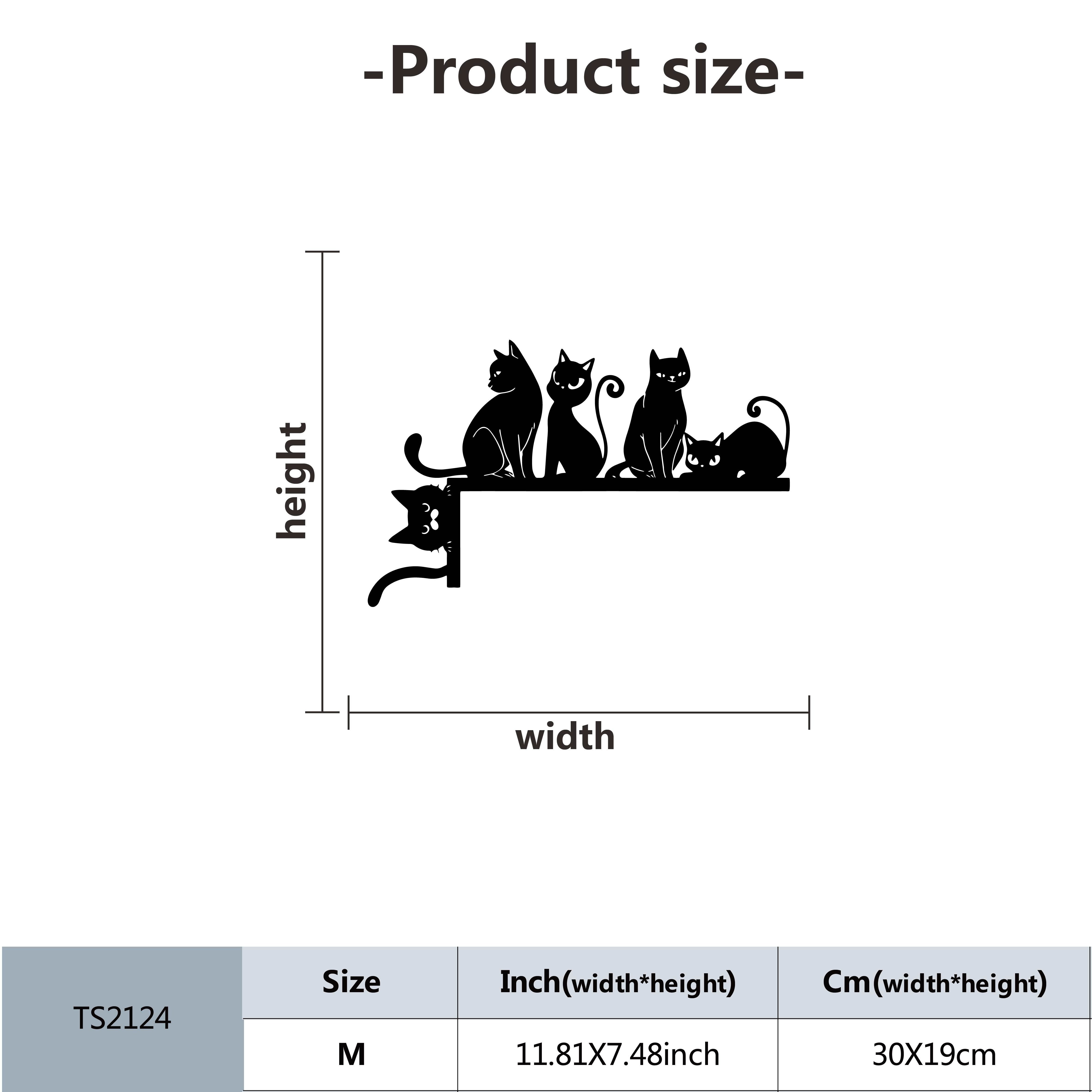 TEMU Cat Door Corner Sign, Cute Animal Metal Door Topper, Door Sitter, Cat Pet Door Trim, House Wall Decor Kitten Lover Gift Decoration Holiday