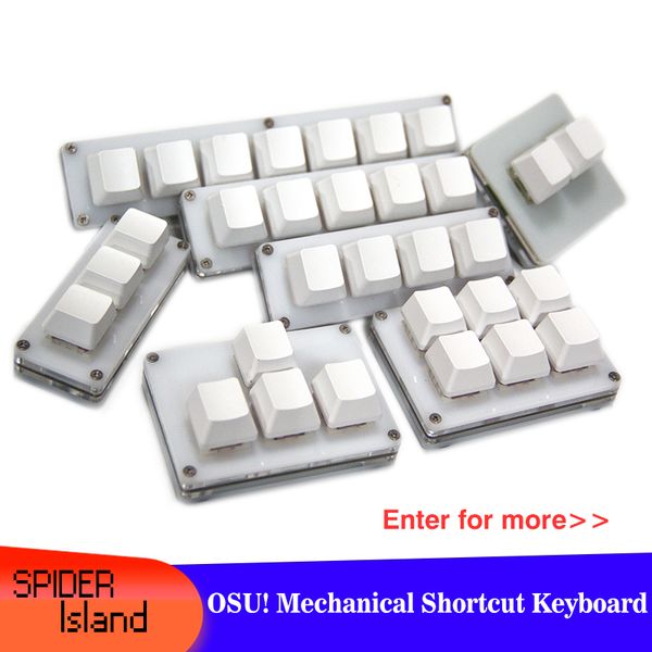 New Programmable Mechanical Keyboard 2-3-4-5-6key Macro Keyboard Custom Keys OSU! Shortcut Keys USB Programming Macropad Keypad