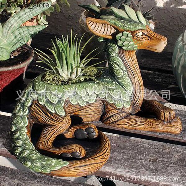 Planters Pots Flower Pots Weird Planter Flower Holder Planter dragon L240910