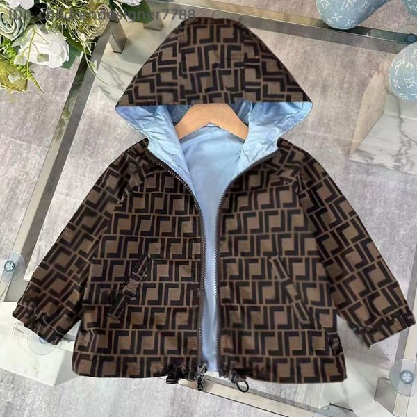 Baby Hooded Jacket Spring and Autumn Summer Sprint jacket Luxury jacket High quality children&#039;s clothing High end children&#039;s sport