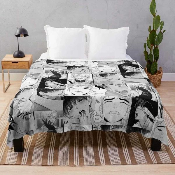 The Good Yaoi Boys Throw Blanket Blankets For Sofas Fluffy Shaggy Designers BlanketsXJ241031
