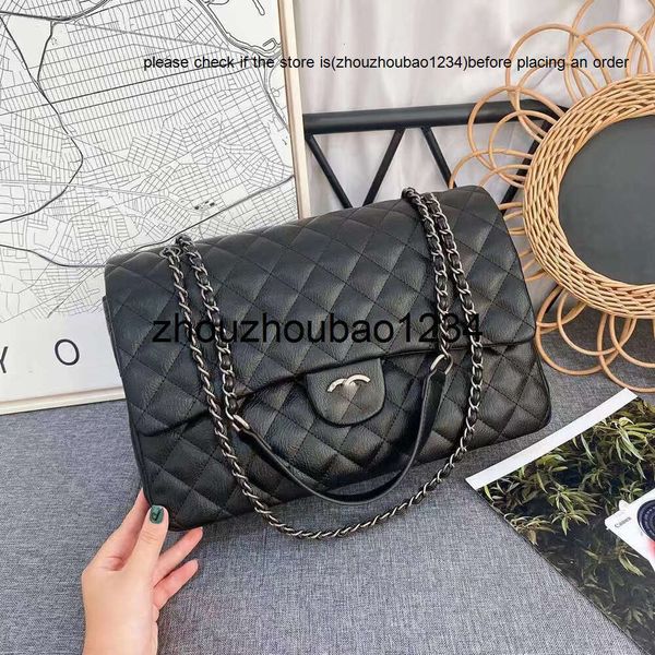 channelpurse chanalbag Luxury Top Original Tote Bag Designersbag Handbag Genuine Leather High-capacity Shoppingbag Fashion Plaid Bags for Wo
