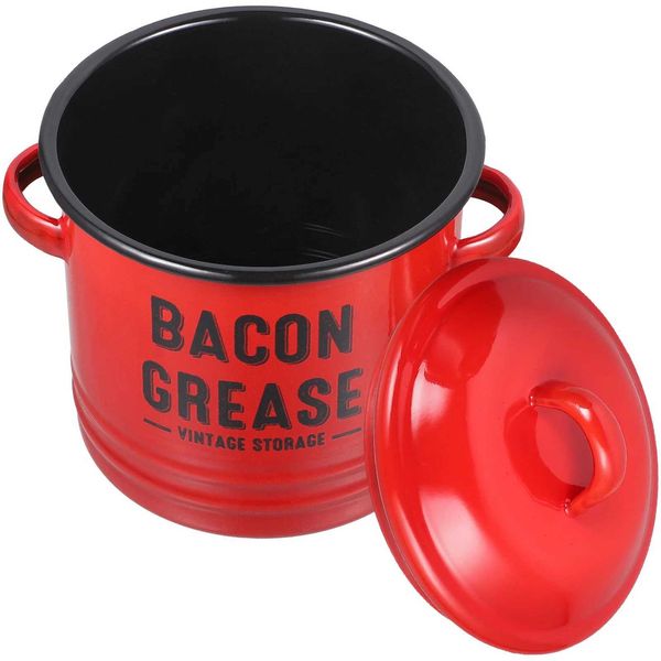 Lard Can Counter Stockpot Enamelware Casserle Handle Cookie Jar Pans Home Pasta Cookie M241025