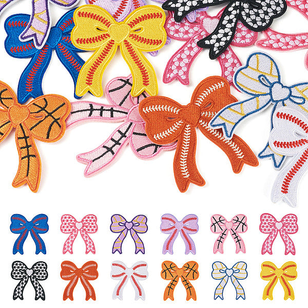 Toppe da ricamo computerizzate in poliestere con ferro da stiro-cucire su toppe